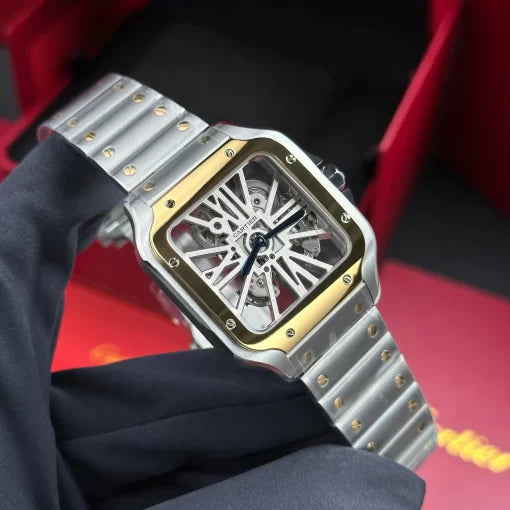 Cartier Santos Large Skeleton WHSA0012