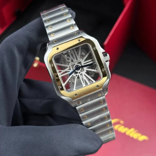 Cartier Santos Large Skeleton WHSA0012