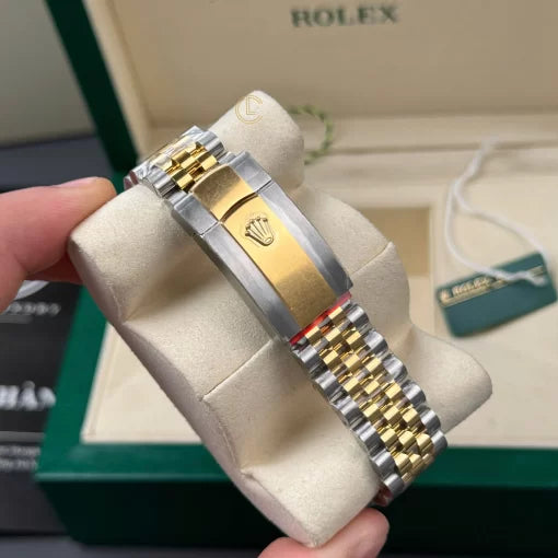 Rolex Datejust M126233-0035 36 mm Wimbledon Demi Or Jaune
