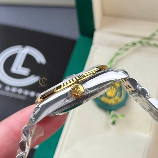 Rolex Datejust M126233-0035 36 mm Wimbledon Demi Or Jaune