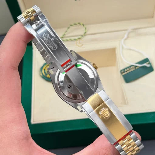Rolex Datejust M126233-0035 36 mm Wimbledon Demi Or Jaune